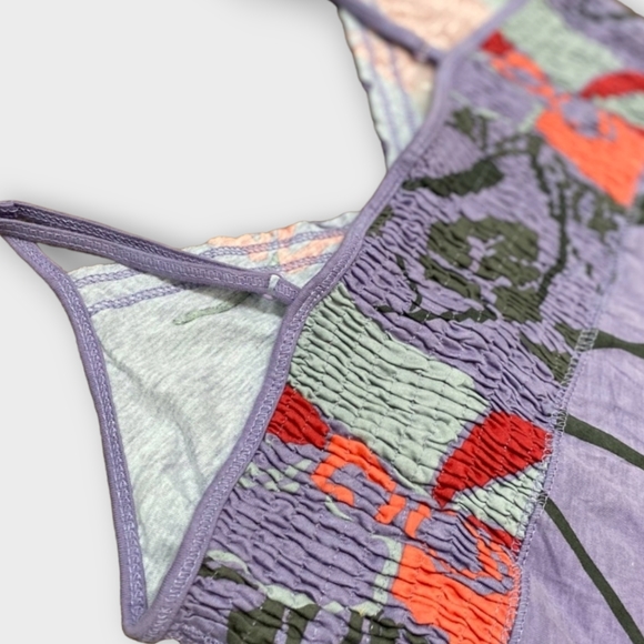 ESPRIT Fliral Cotton Tank Top, Medium - Picture 2 of 3